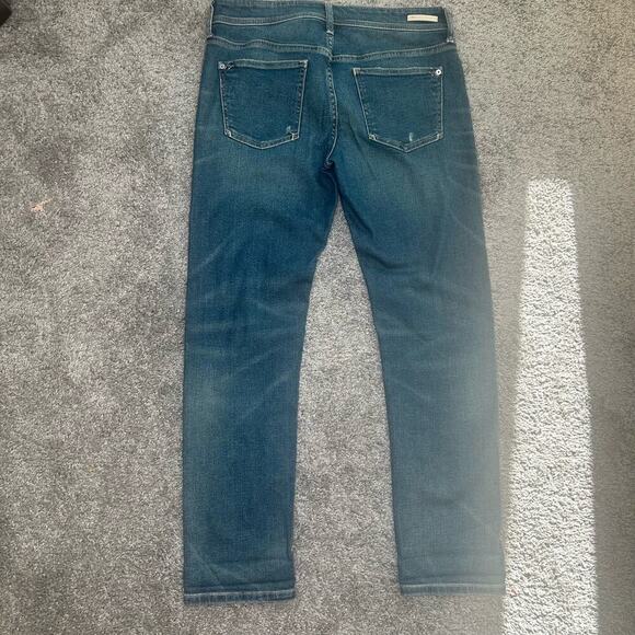 Anthropologie by Pilcro Size 28 Slim Boyfriend Inseam 29.5 inches distressed - Picture 3 of 7